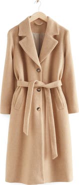 & Other Stories Notch Collar Coat