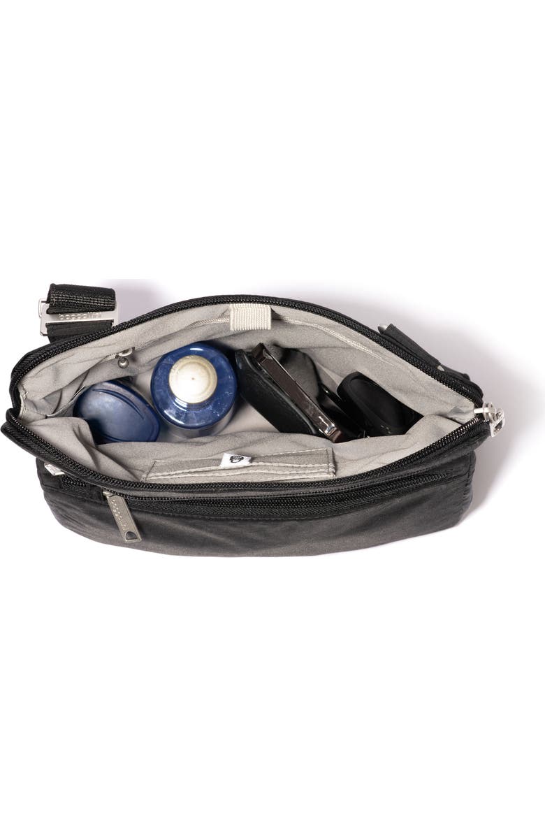 BAGGALLINI Securtex Anti-Theft Large Crossbody Bag, Alternate, color, Black