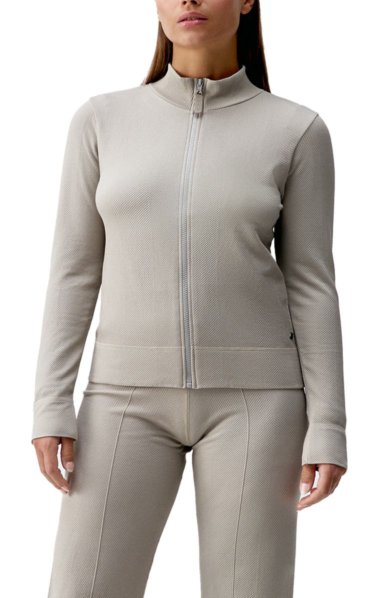Born Living Yoga Gita Seamless Sport Jacket, Main, color, Grain