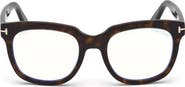 TOM FORD 53mm Geometric Blue Light Blocking Glasses