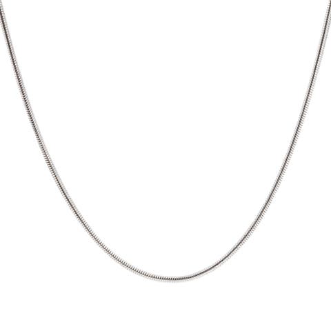 Round Herringbone Layering Necklace