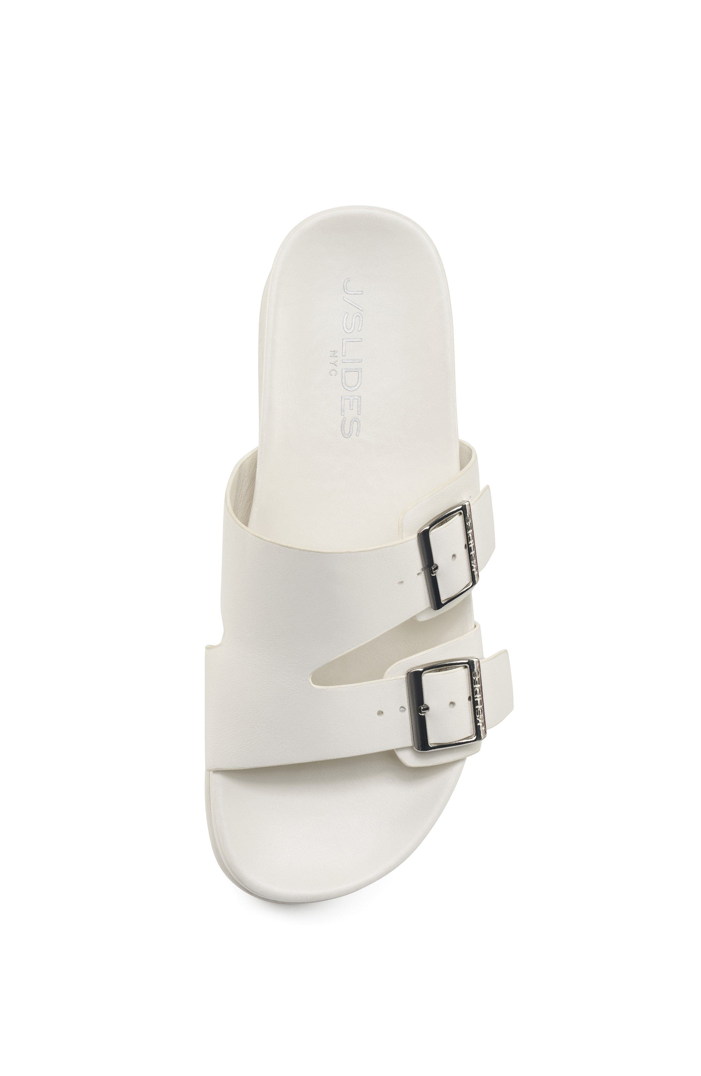 JSlides Footwear Bianca Sandal, Alternate, color, White