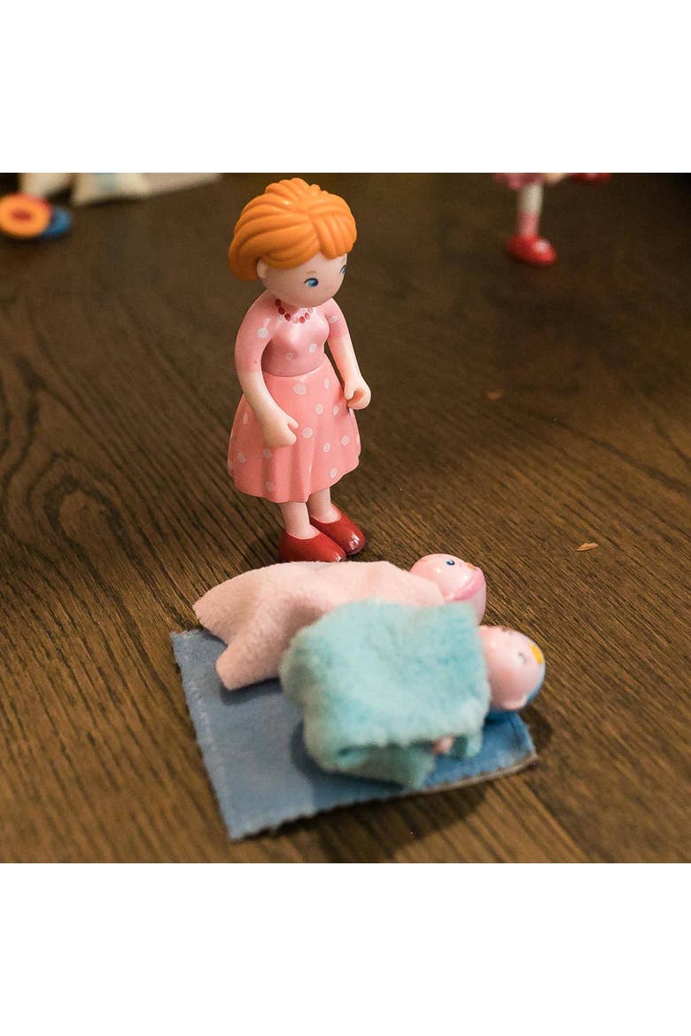 Little Friends Mom Katrin - 4.5" Dollhouse Toy Doll Figure, Alternate, color, Multi
