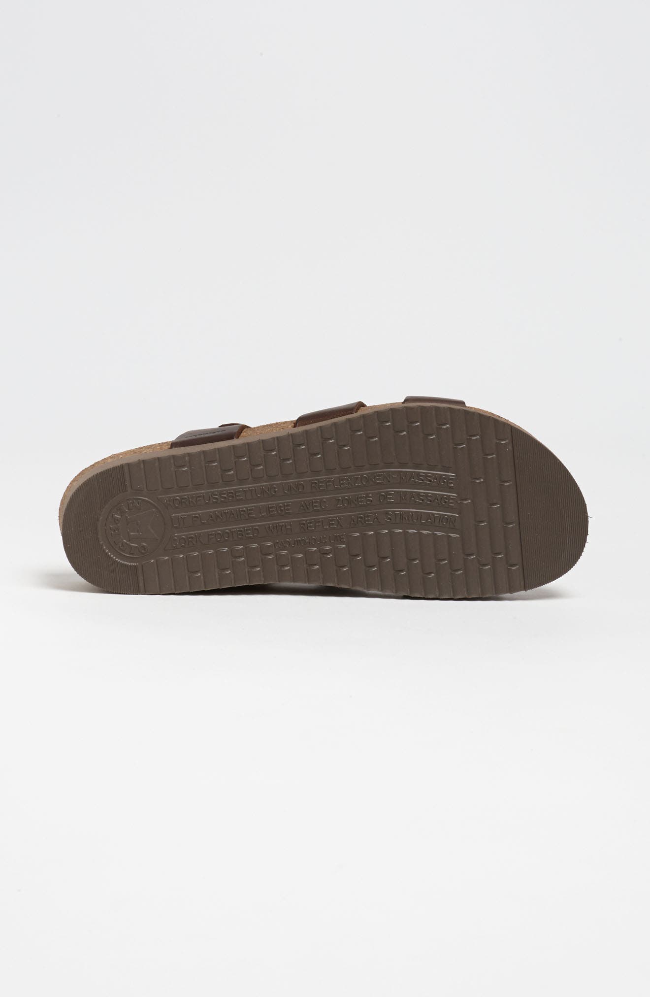 'Hannel' Sandal, Alternate, color, DARK BROWN SCRATCH