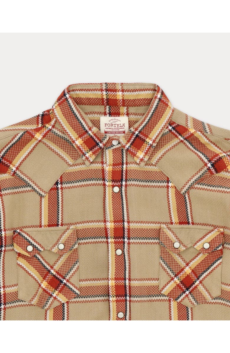 Fortela Josh Tartan Texan Check Shirt, Alternate, color, Multicolor