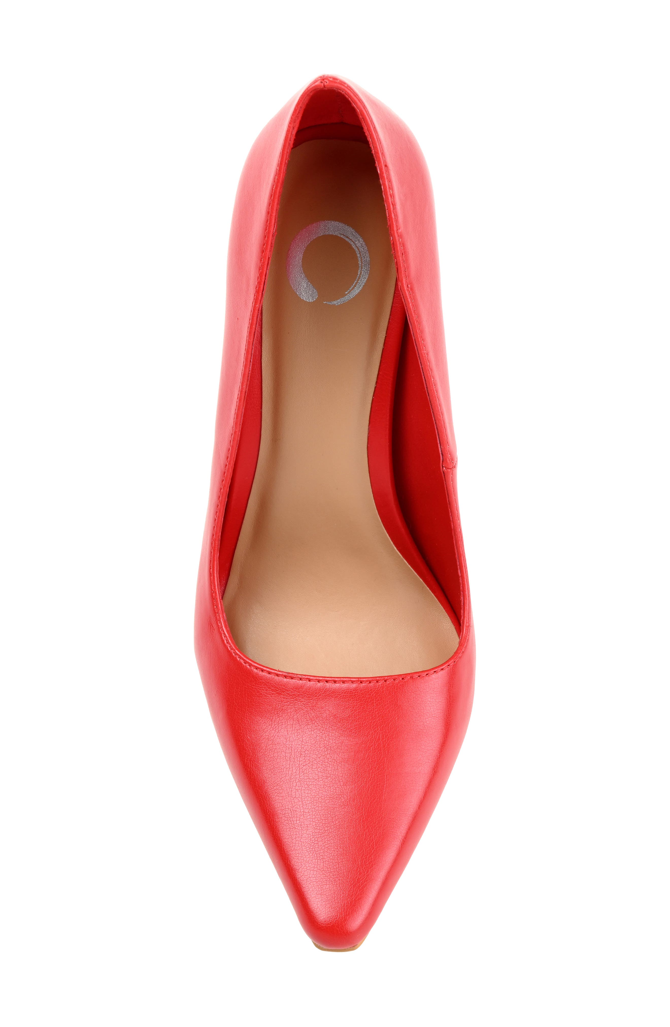 Hadli Pointed Toe Stiletto Pump, Alternate, color, RED