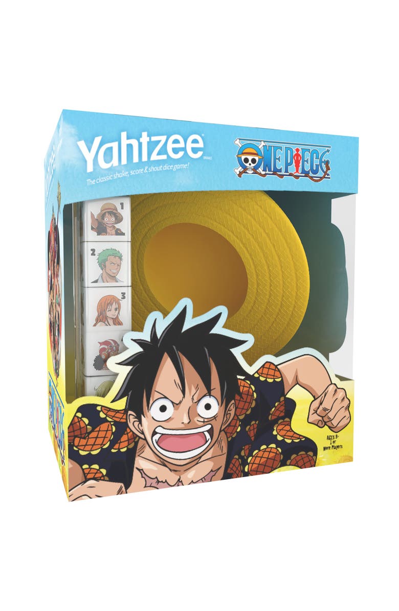 YAHTZEE One Piece Family Dice Game, Ages, Main, color, Multicolored