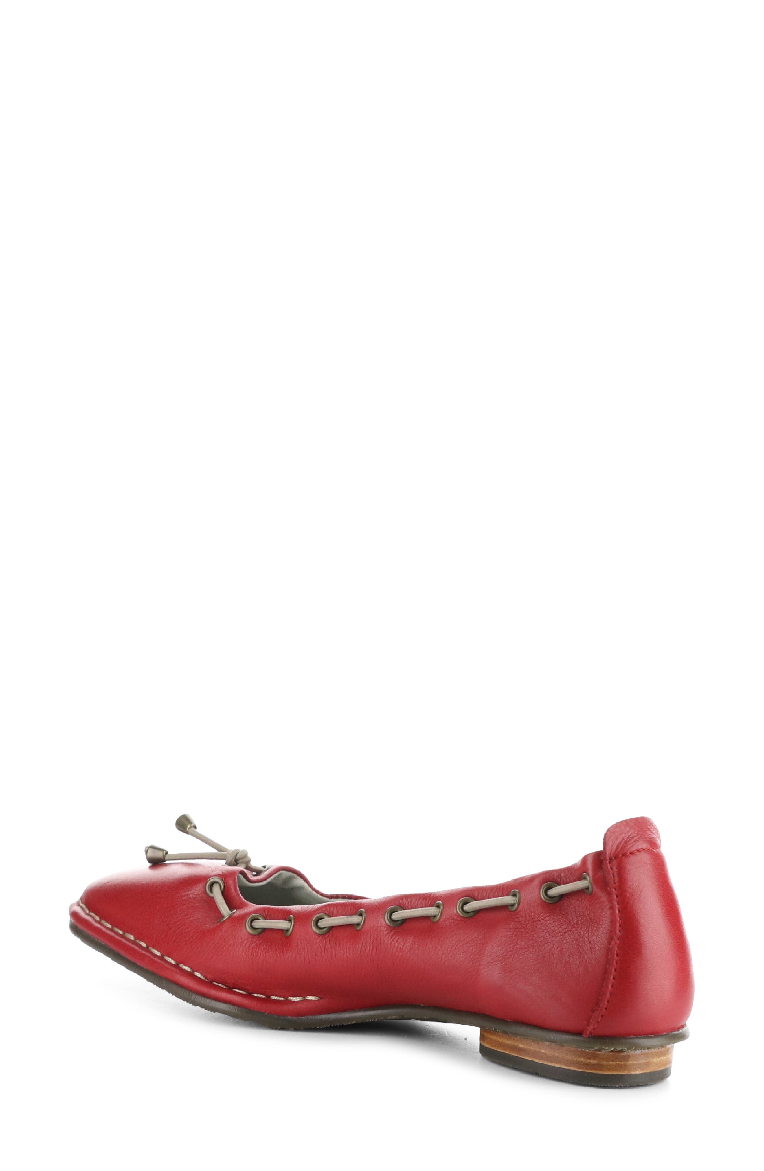 Fly London Bapi Ballet Flat, Alternate, color, 000 Red Velvet