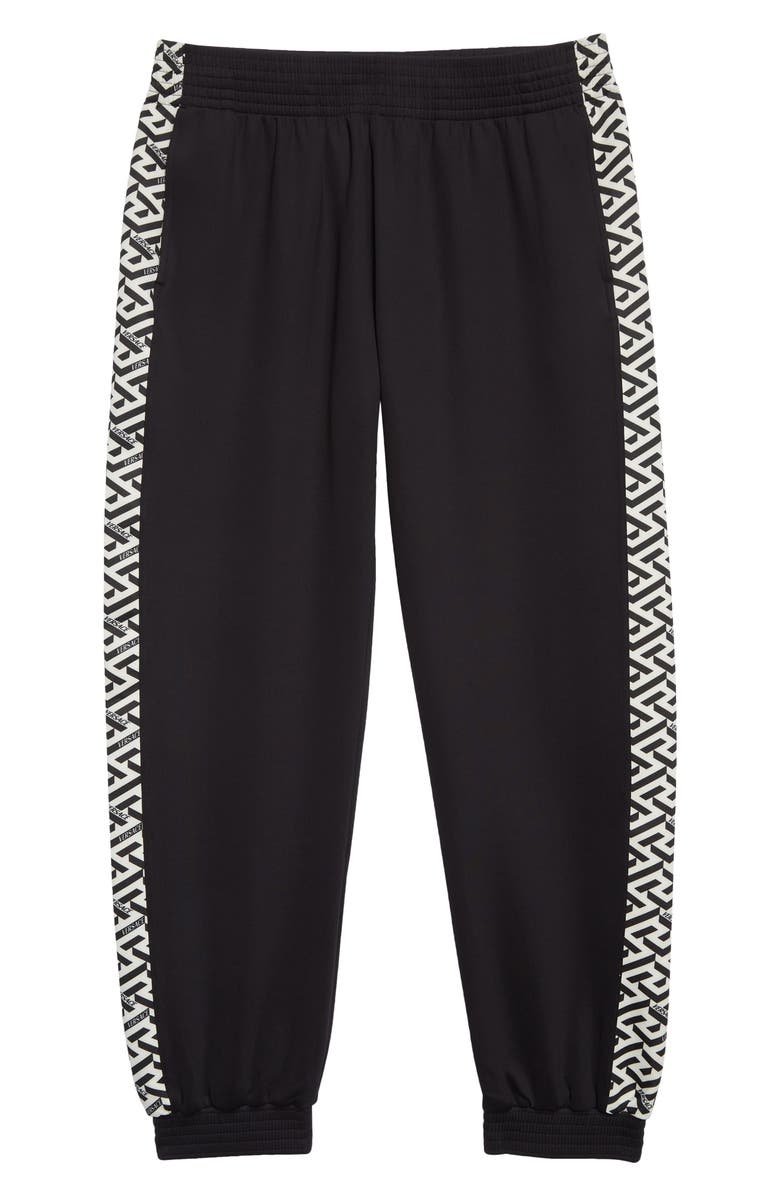Versace La Greca Stripe Joggers, Alternate, color,