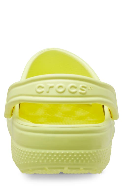 Crocs Classic Clog Beach Unisex Yellow Sandals In Sulphur