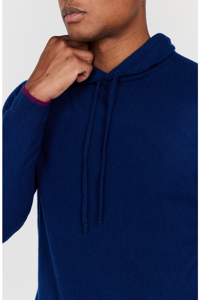 Quincy Cashmere Hoodie, Alternate, color, NAVY