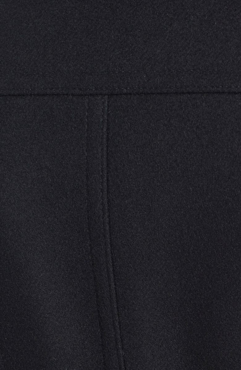 Kristen Blake Double Breasted Wool Blend Skirted Peacoat, Alternate, color, 