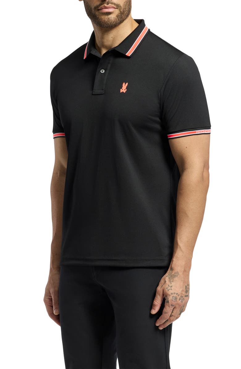 Psycho Bunny Forrest Slim Fit Sport Piqué Polo, Alternate, color, 