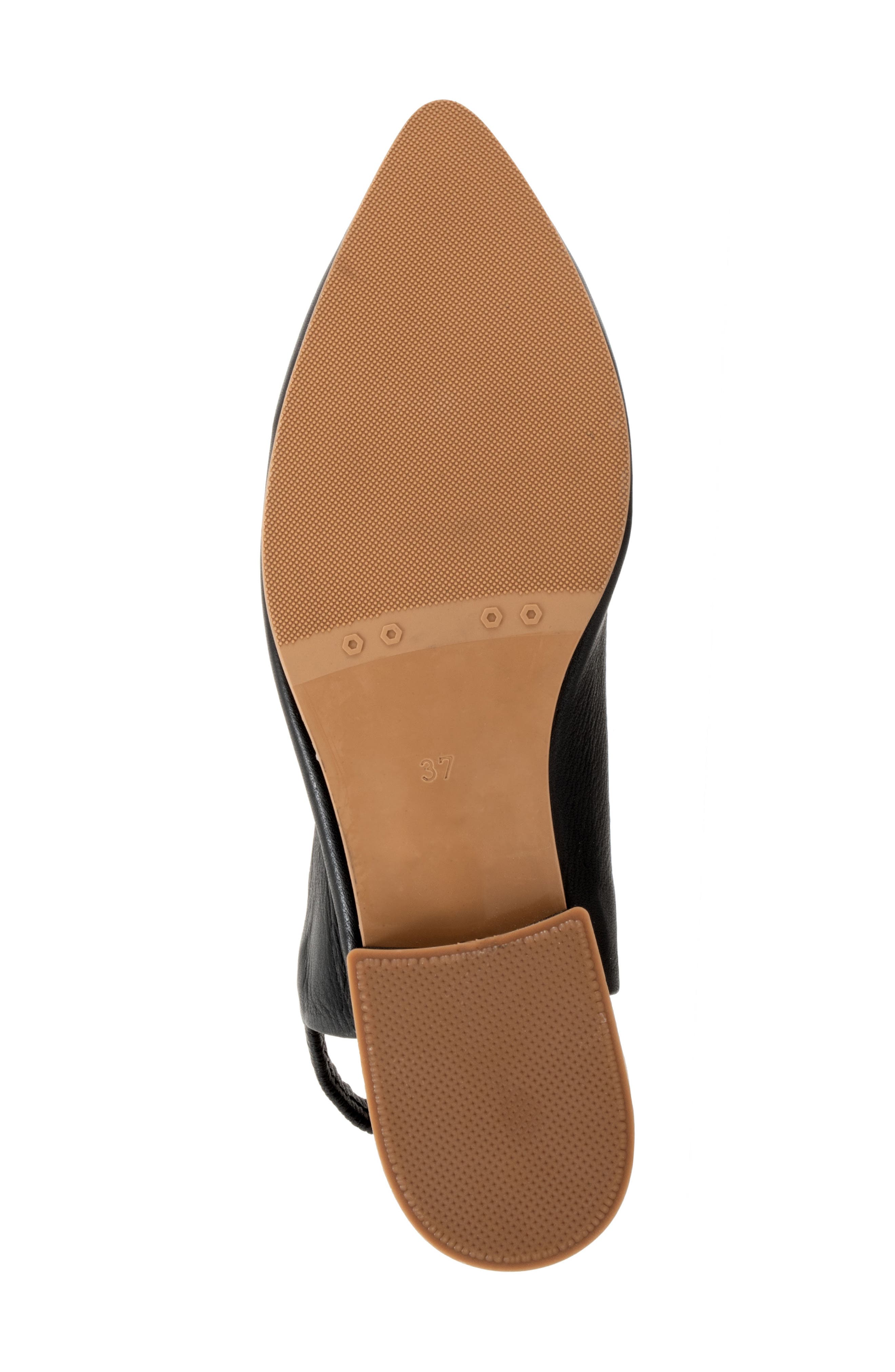Bueno Indie Slingback Pointed Toe Flat, Alternate, color, 