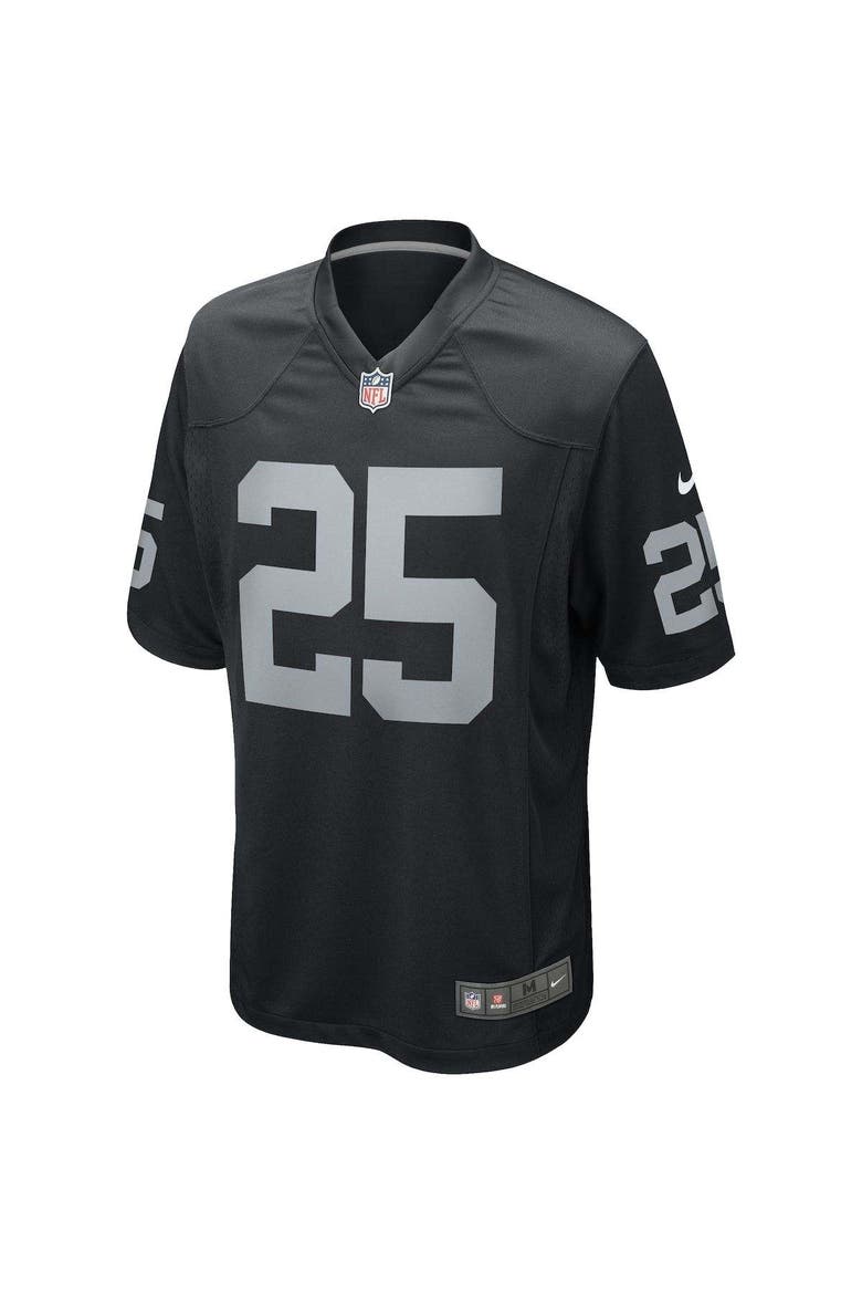 Men's Nike Fred Biletnikoff Black Las Vegas Raiders Game Retired Player Jersey, Alternate, color, Black