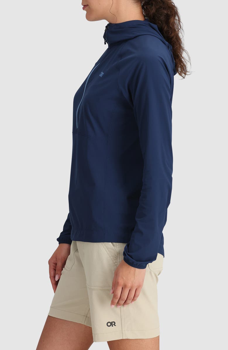 Outdoor Research Astroman Air Sun Half Zip Hoodie, Alternate, color, Cenote