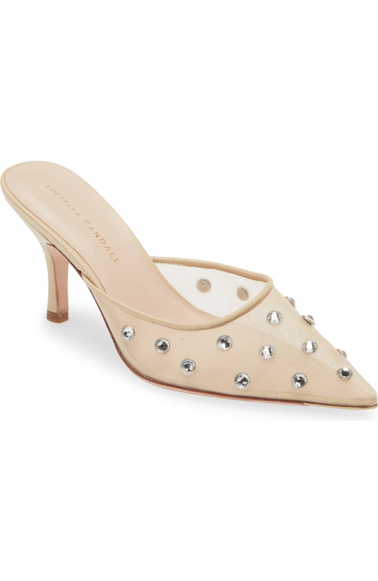 Loeffler Randall Paloma Embellished Pointed Toe Mule, Main, color,