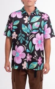 VAST Aqua Terra Performance Short Sleeve Button-Up Shirt