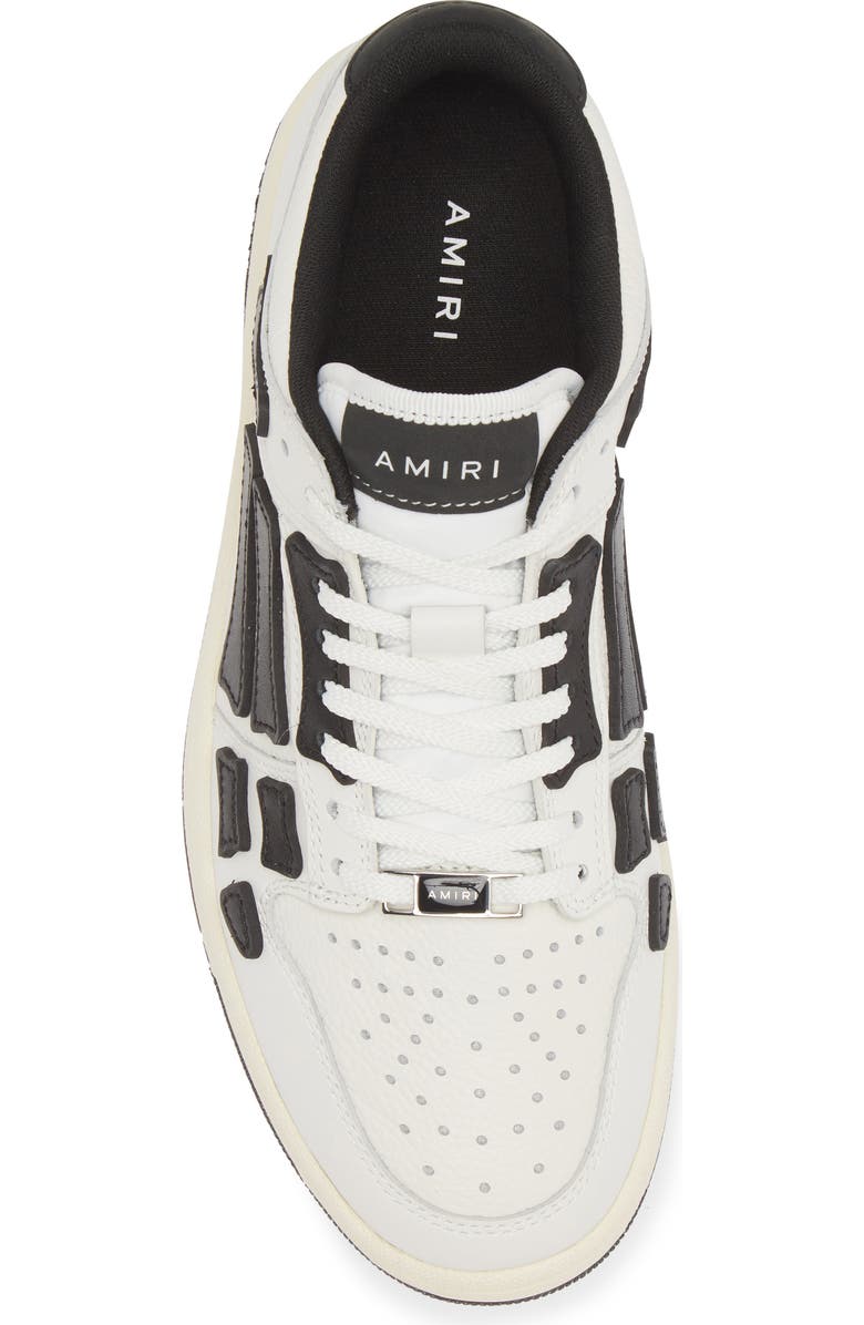 AMIRI Skel Low Top Sneaker, Alternate, color, White/ Black