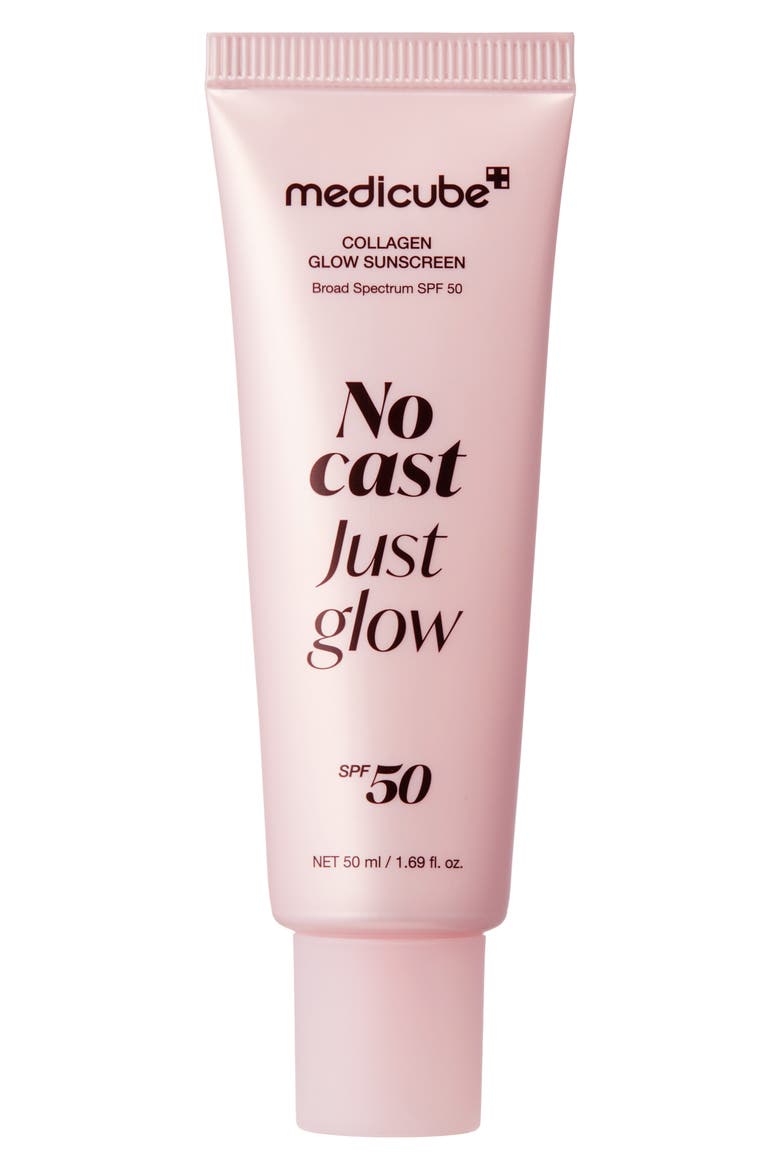 No Cast Just Glow Collagen Sunscreen SPF 50, Main, color, NO COLOR