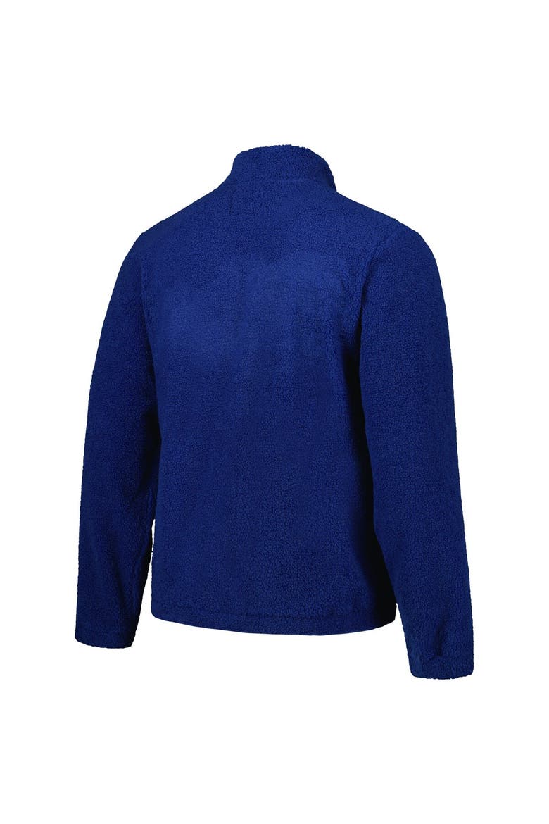 Men's G-III Sports by Carl Banks Navy Kansas Jayhawks Pinch Runner Half-Zip Top, Alternate, color, Navy
