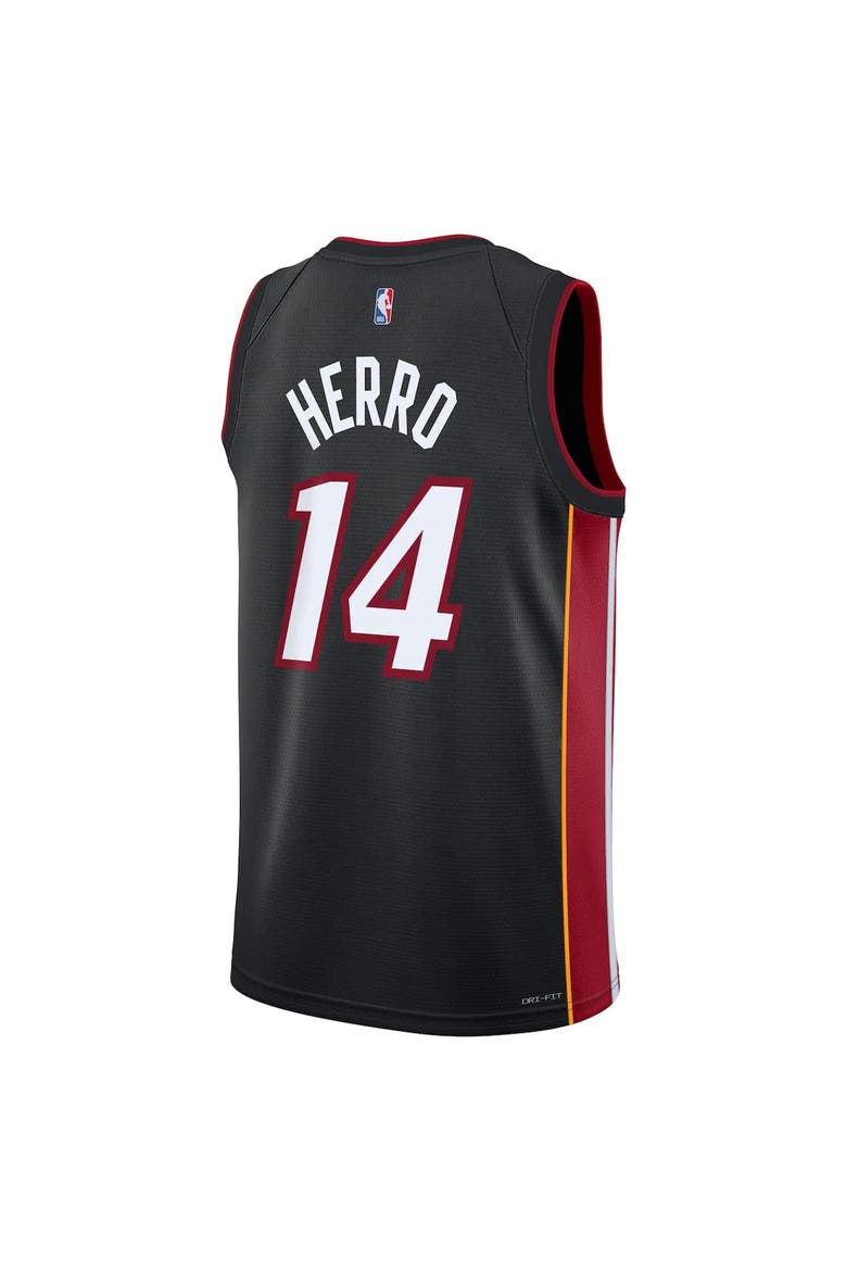 Youth Nike Tyler Herro Black Miami Heat Swingman Jersey - Icon Edition, Alternate, color, Black