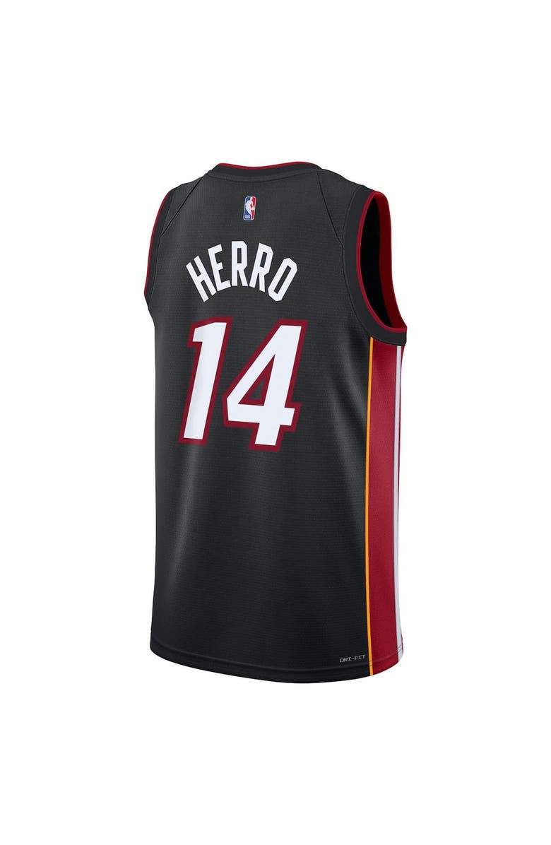 Nike Youth Nike Tyler Herro Black Miami Heat Swingman Jersey - Icon Edition, Alternate, color, Black