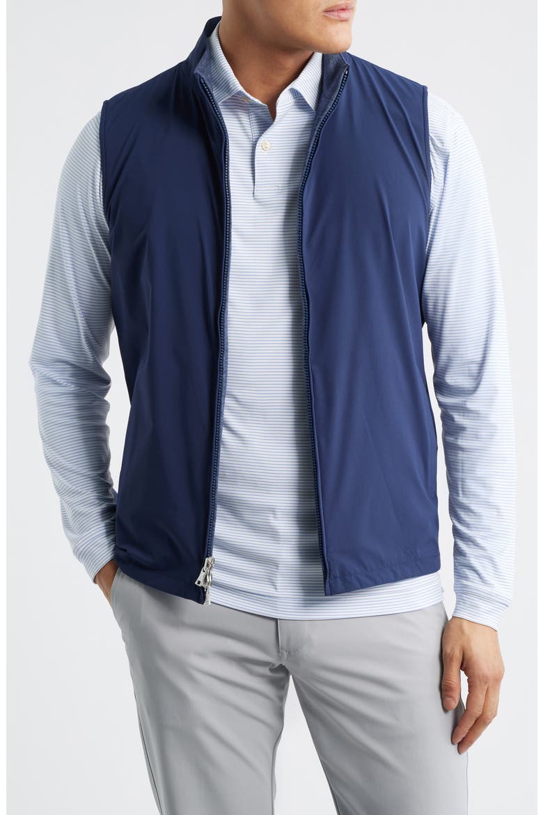 Reversible Water Resistant Vest, Main, color, NAVY