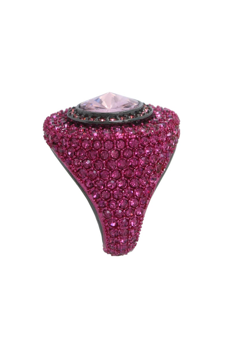 Kurt Geiger London Crystal Pavé Cocktail Ring, Alternate, color, 
