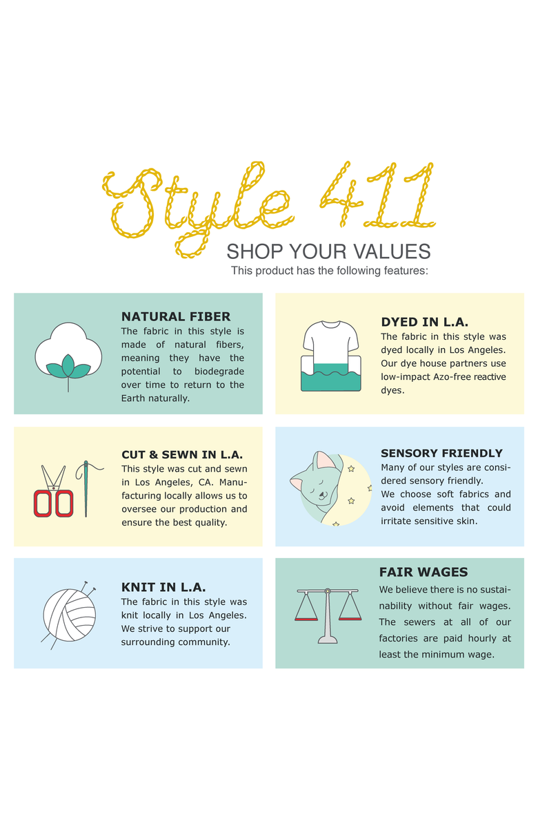 CITY THREADS Medium-Weight 100% Cotton Long Sleeve Hooded Tee with Cuffs, Alternate, color, Black