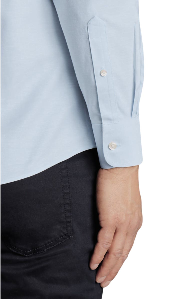 Charles Tyrwhitt Slim Fit Button-Down Collar Non-Iron Stretch Oxford Shirt, Alternate, color, Sky Blue