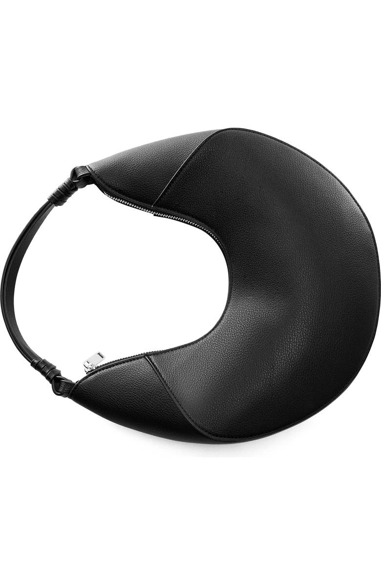 MANGO Faux Leather Hobo Bag, Alternate, color,