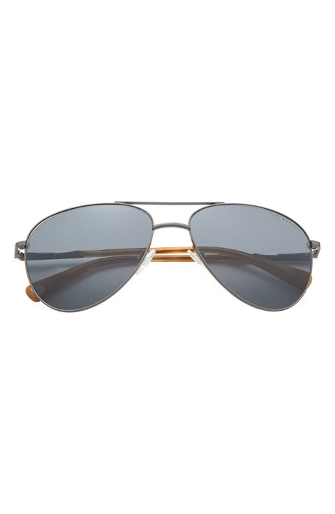 60mm Polarized Aviator Sunglasses