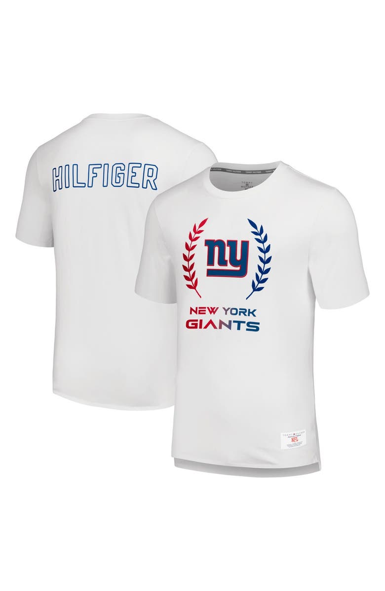 Tommy Hilfiger Men's Tommy Hilfiger White New York Giants Miles T-Shirt, Main, color, 