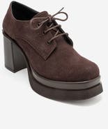 Prologue Shoes Vodette Platform Block Heel Oxford