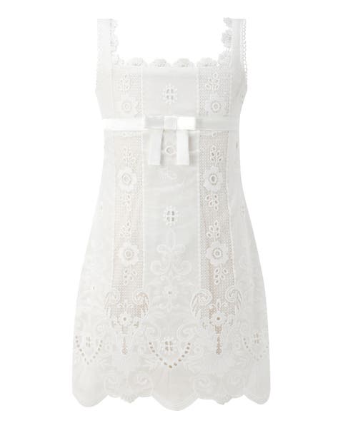 Josephine Embroidered Mini Dress (toddler, Little Kid & Big Kid)
