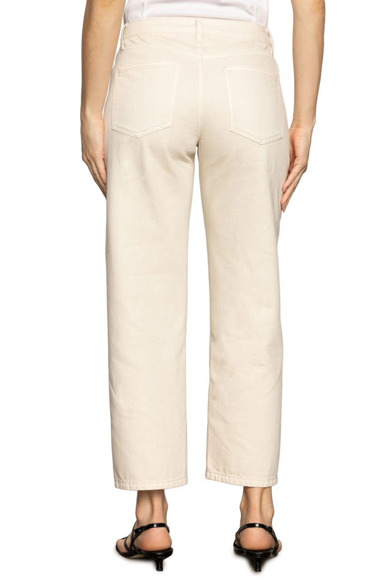 District High Waist Barrel Leg Ankle Jeans, Alternate, color, WASHED SAN