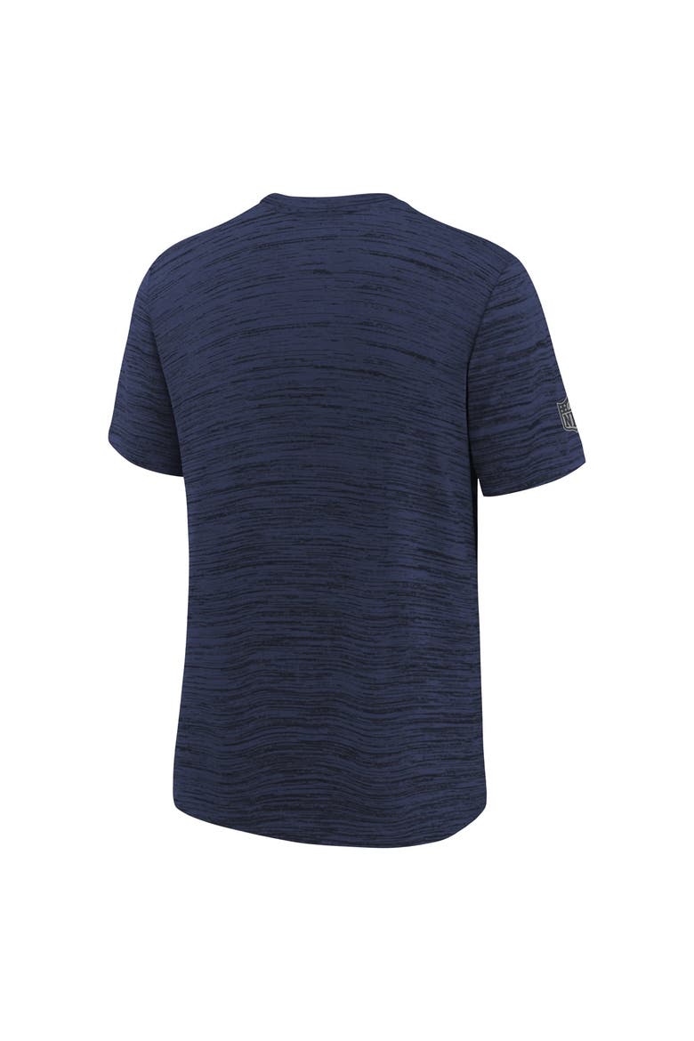 Youth Nike  Navy New England Patriots Sideline Velocity Dri-FIT T-Shirt, Alternate, color, Navy