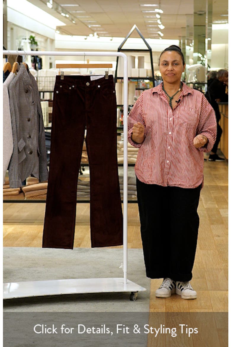 Peyton Mid Rise Bootcut Corduroy Pants video