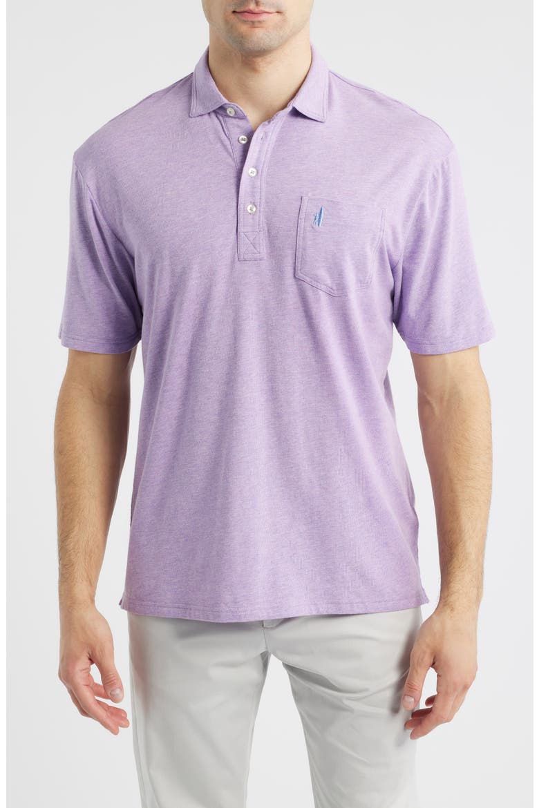 Heathered Original 2.0 Regular Fit Polo, Main, color, AVIATION
