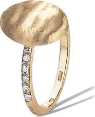 Marco Bicego Siviglia 18K Yellow & White Gold Diamond North South Ring