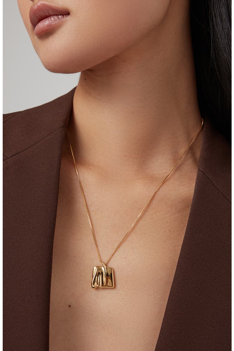 Sundra Pendant Necklace, Alternate, color, HIGH POLISH GOLD