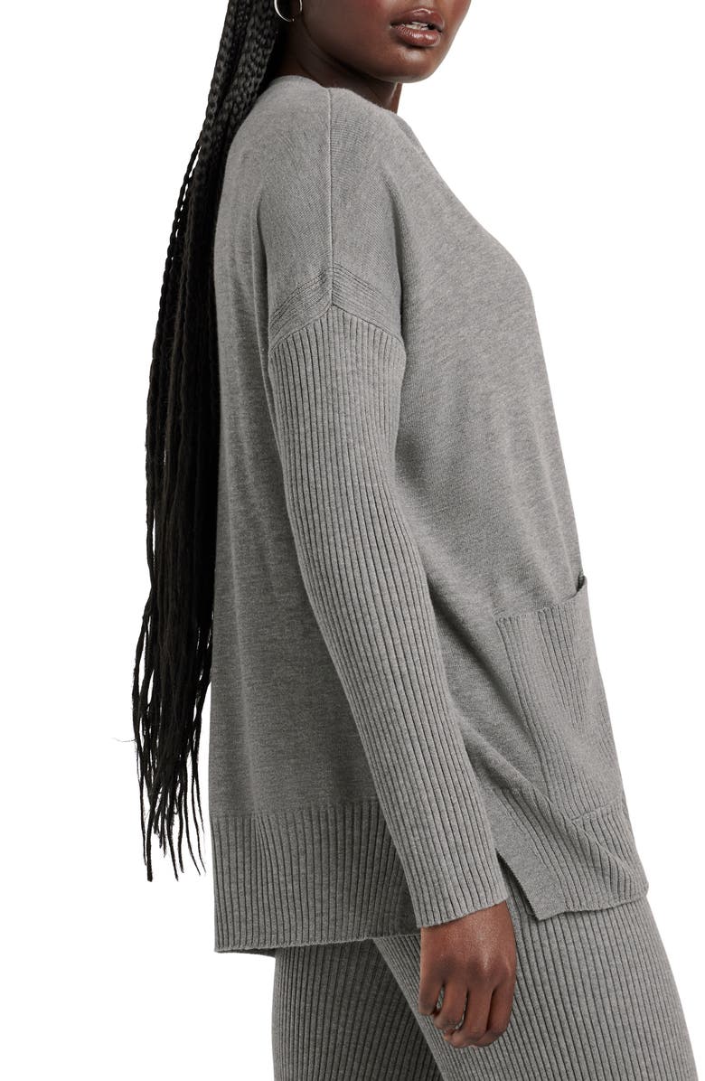 Splendid Georgie Belted Tunic Cardigan, Alternate, color, 