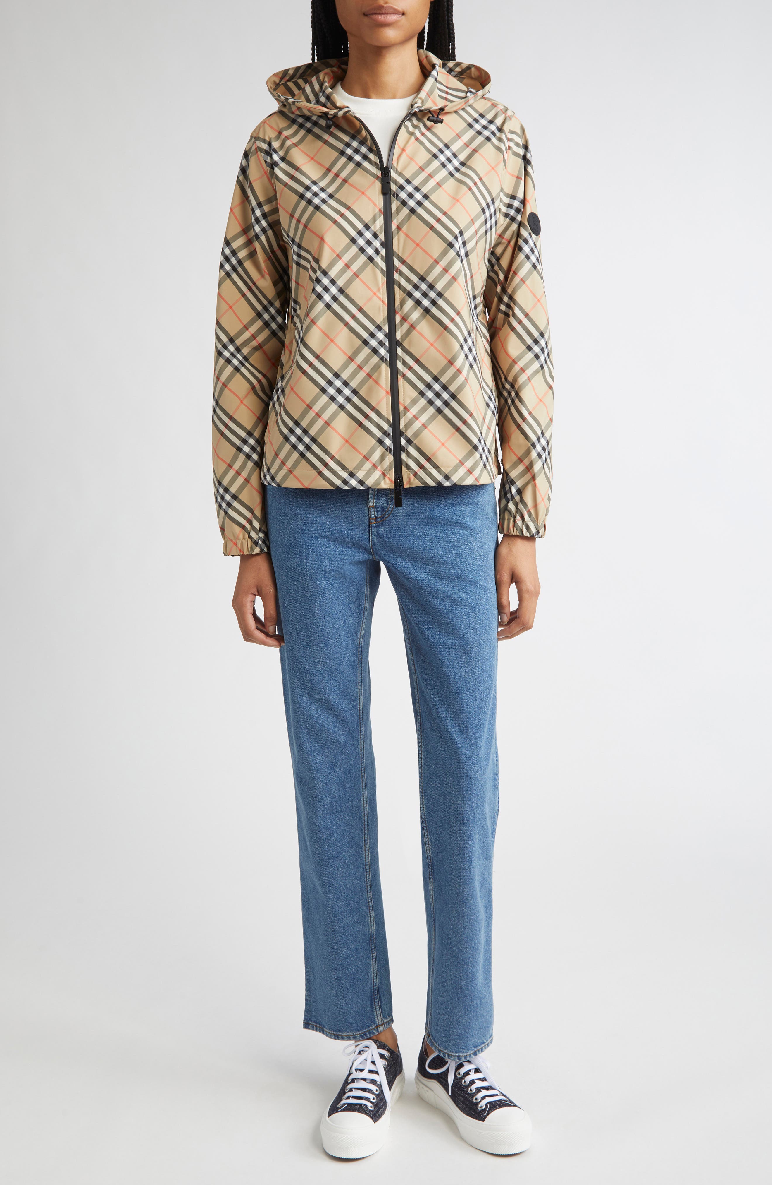Check Hooded Jacket - image 2