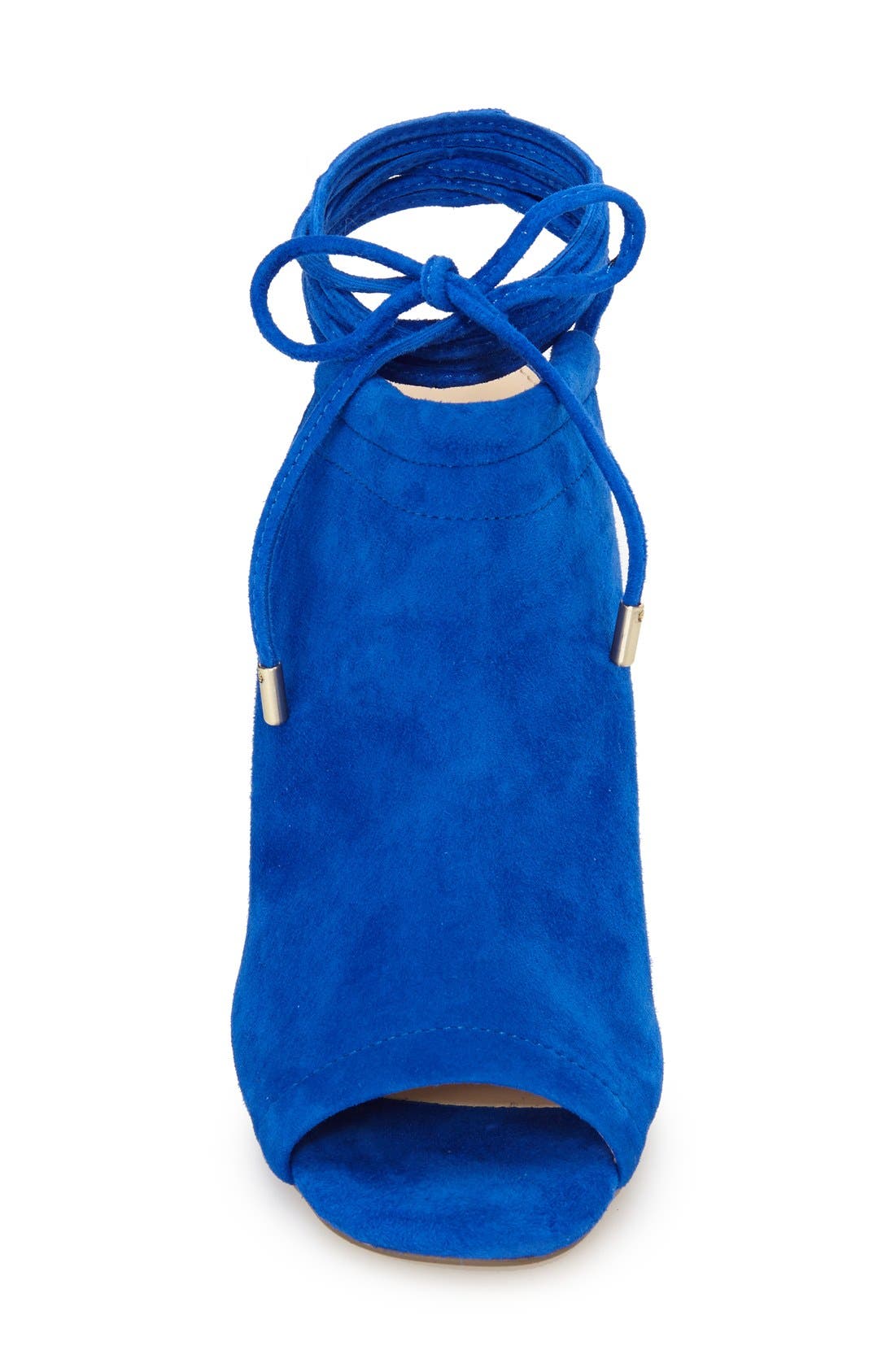 'Sophie' Lace-Up Sandal, Alternate, color, BLUE SUEDE