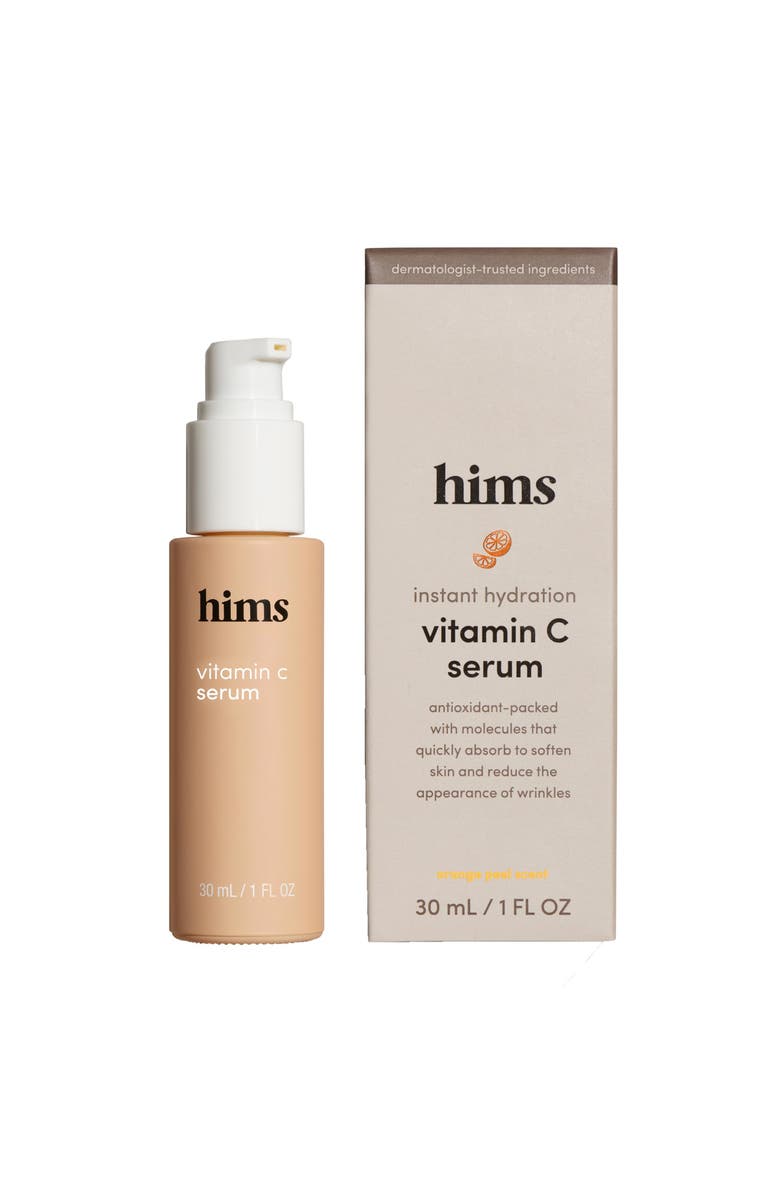 HIMS & HERS Vitamin C Serum Brightening, Balancing, Lightweight Facial Treatment, Main, color, Beige