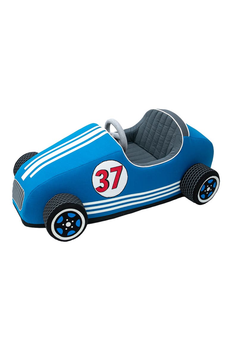 Speedster Blue Canvas Car, Main, color, MULTI