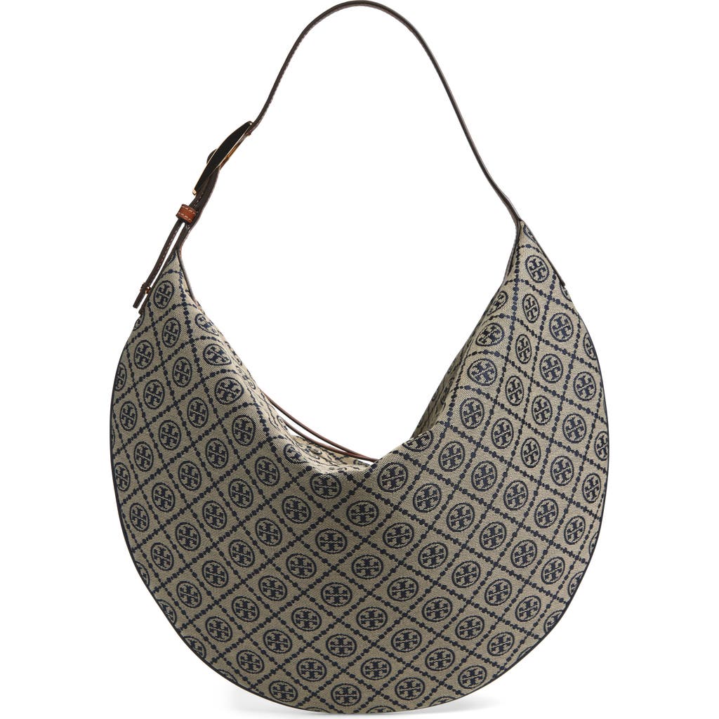 Tory Burch T Monogram Jacquard Balloon Bag