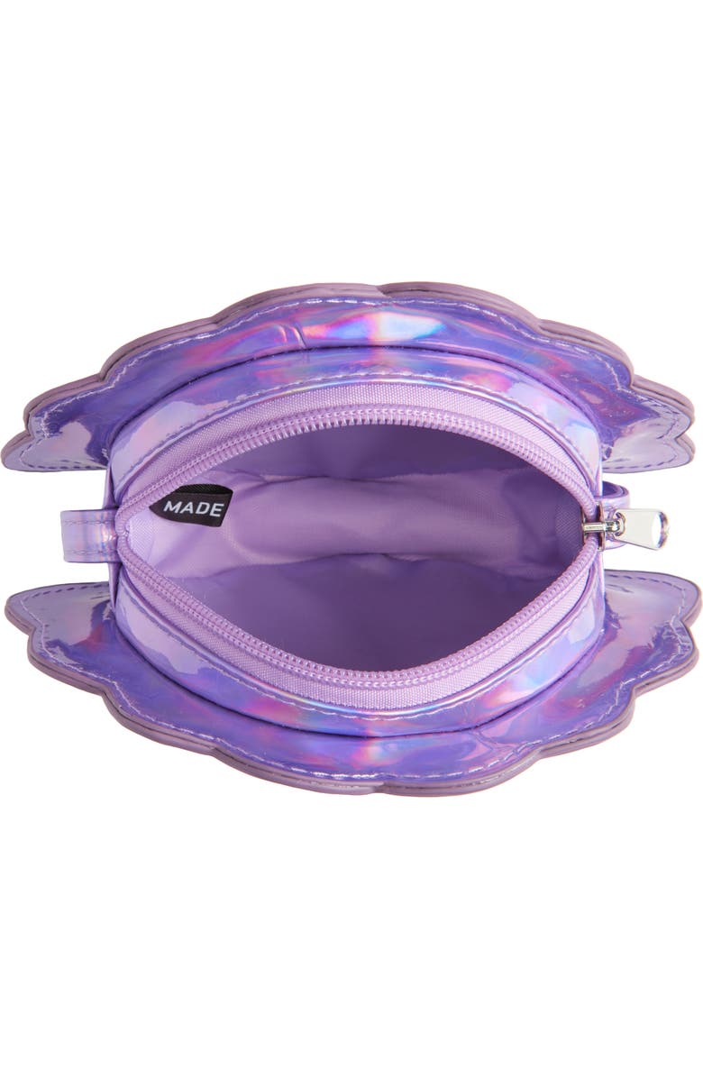 Capelli New York Kids' Seashell Crossbody Bag, Alternate, color, Lilac