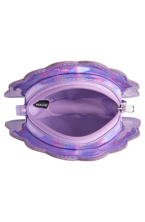 Capelli New York Kids' Seashell Crossbody Bag In Lilac
